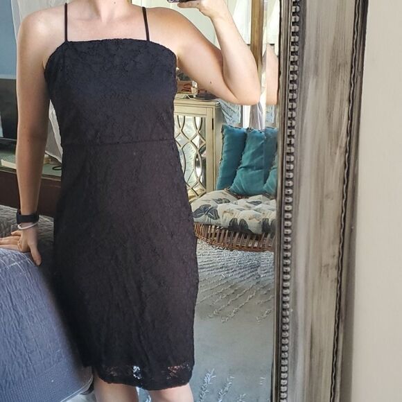 Maurices Black Lace Midi Dress - Picture 1 of 10